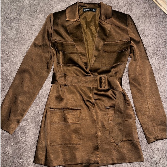 Lioness Steinway Mini Dress Chocolate - Picture 3 of 4